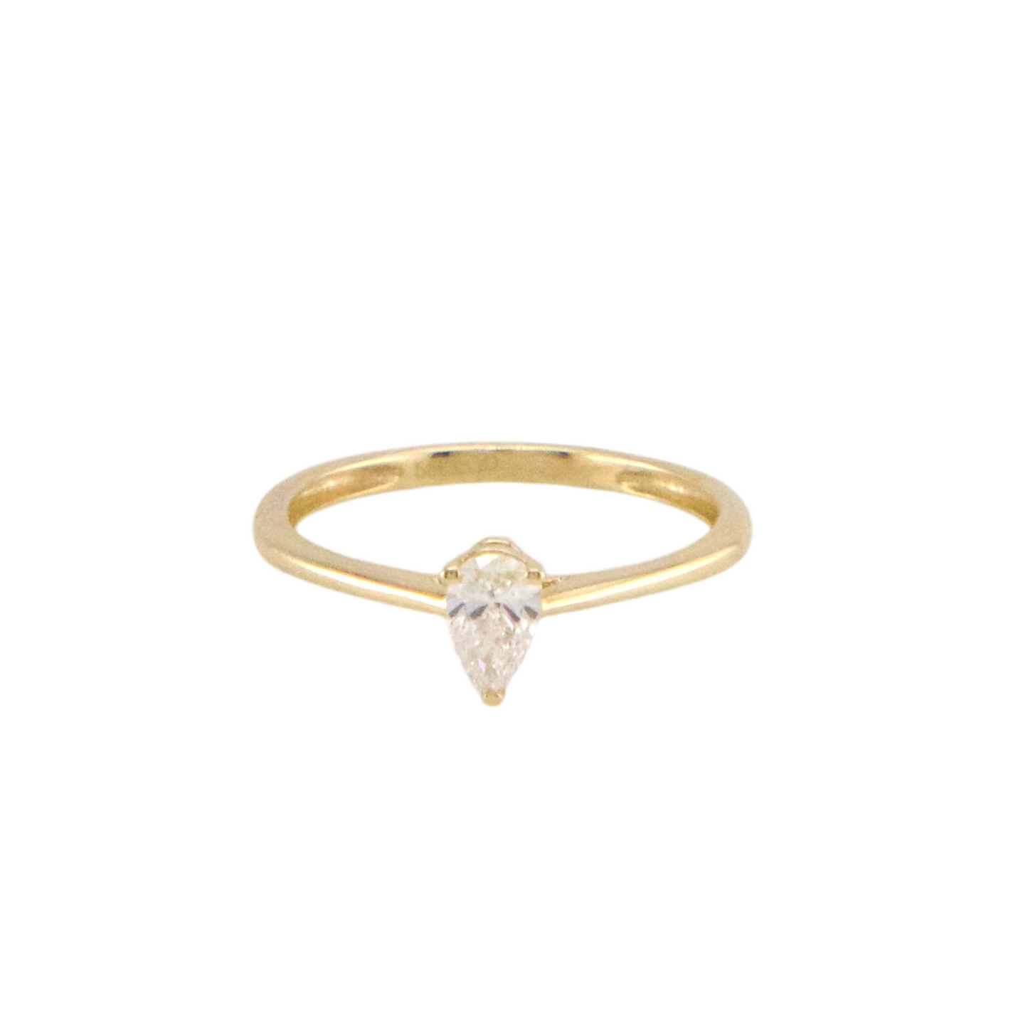 Diamond Pear Engagement Ring
