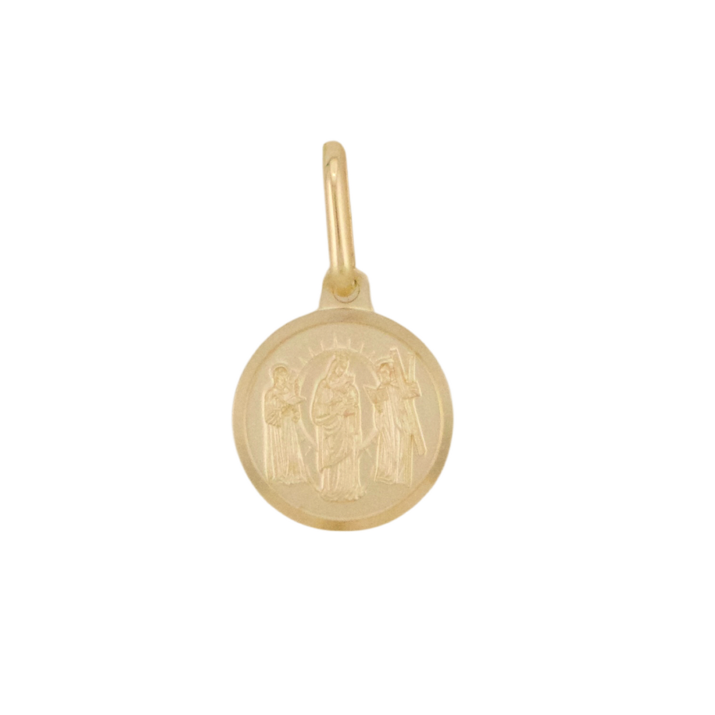 Solid Chiquinquira Virgin Pendant