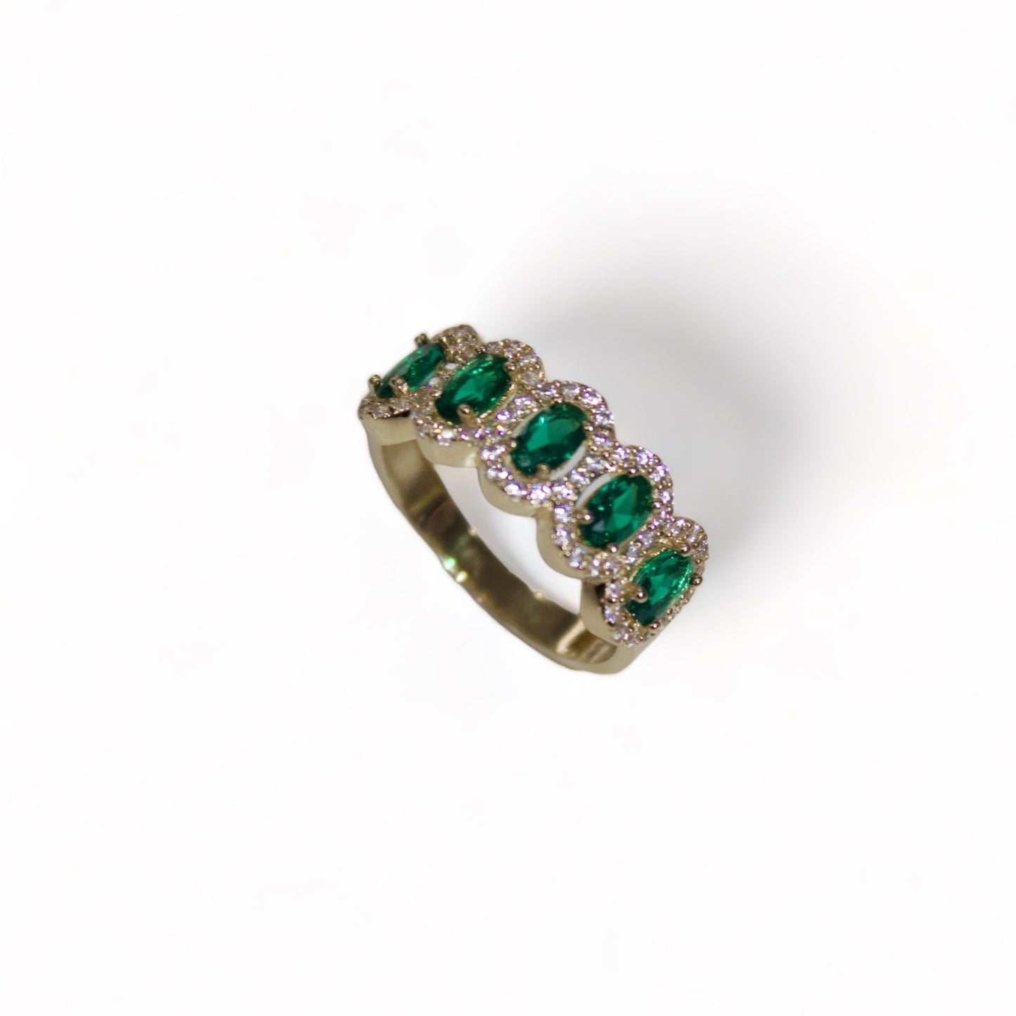Green Zirconia Stone Ring