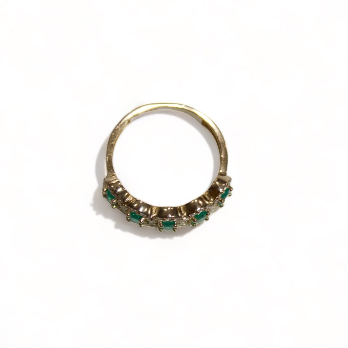 Green Zirconia Stone Ring
