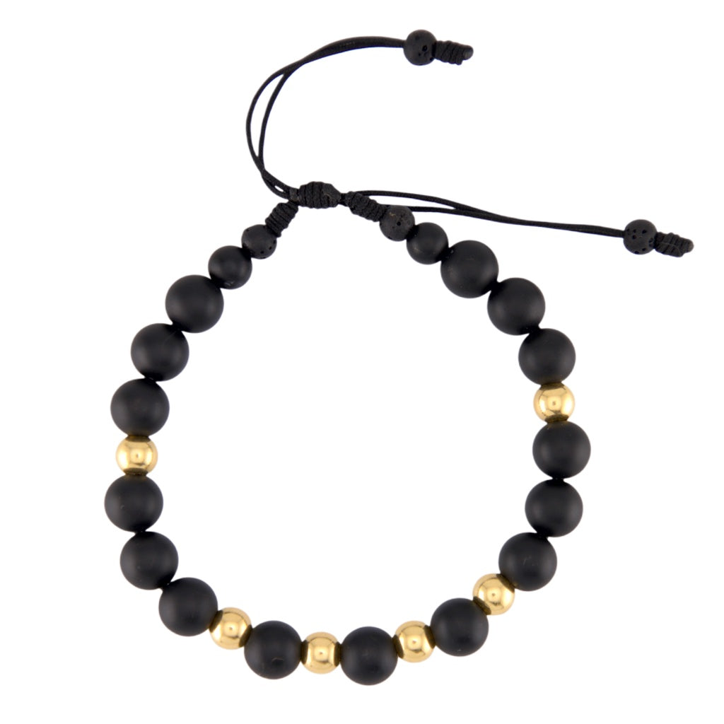 Gold/Black Balls Bracelet DG