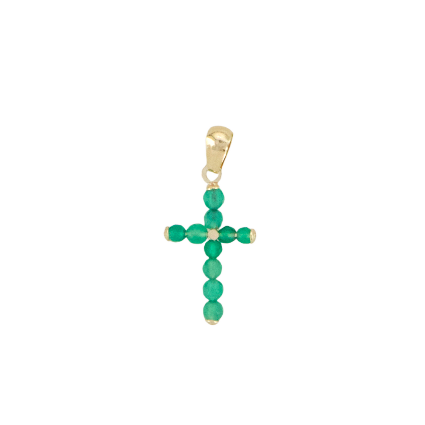 Emerald Cross Pendant