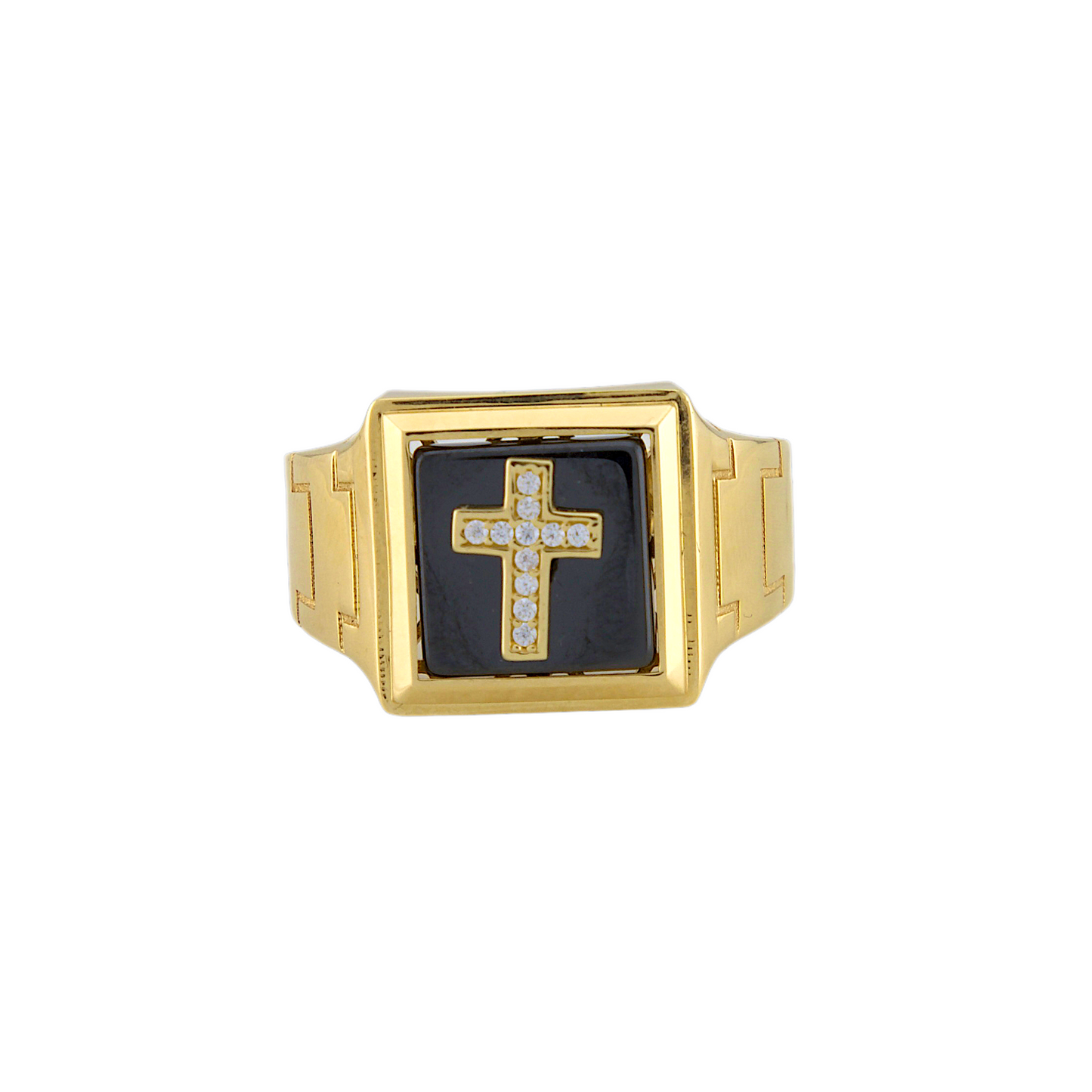 Black Cross Ring