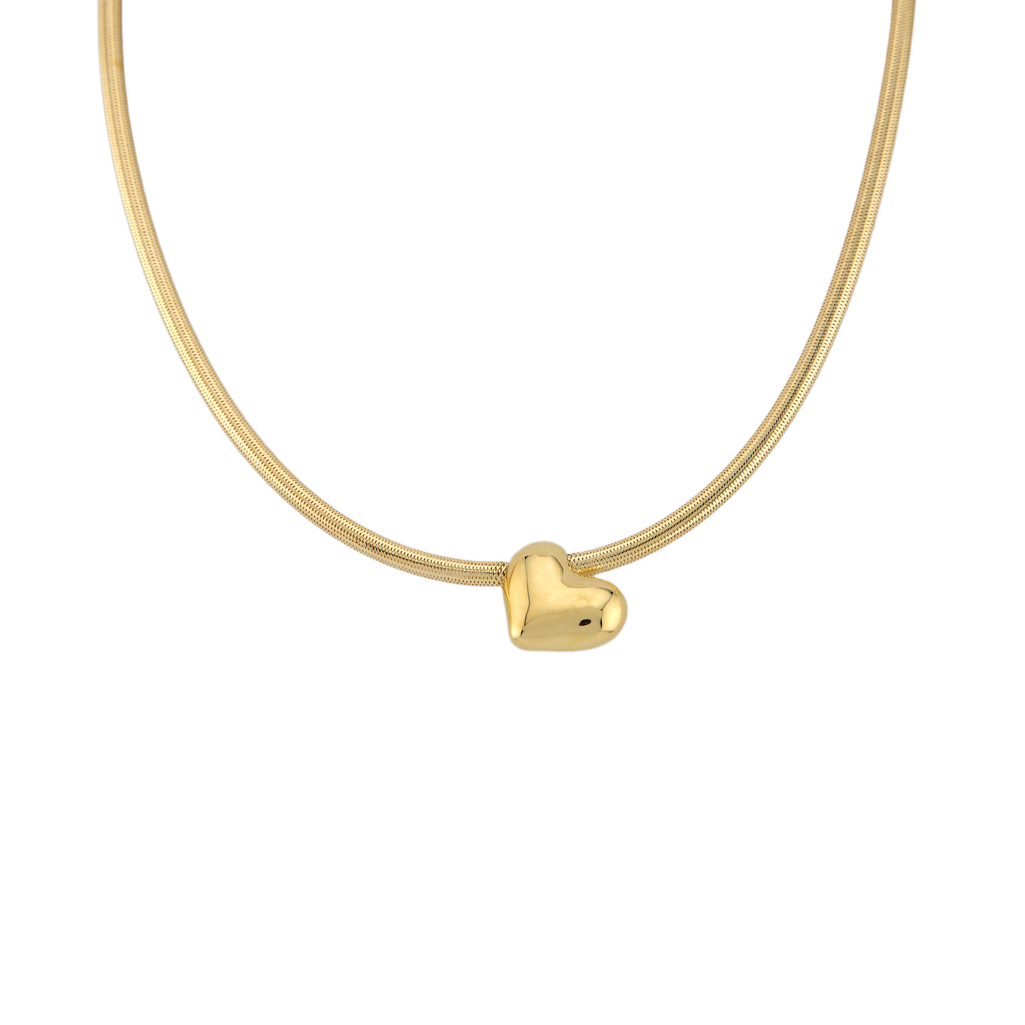 Fancy Flex Heart Necklace