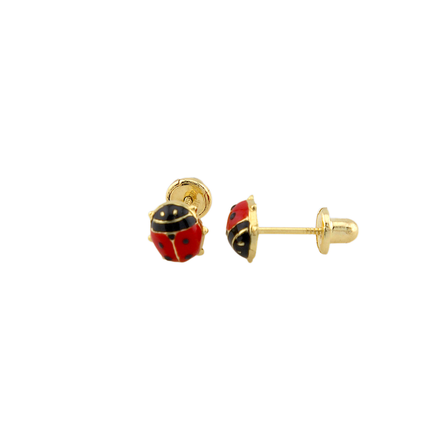 Ladybug Stud Earrings