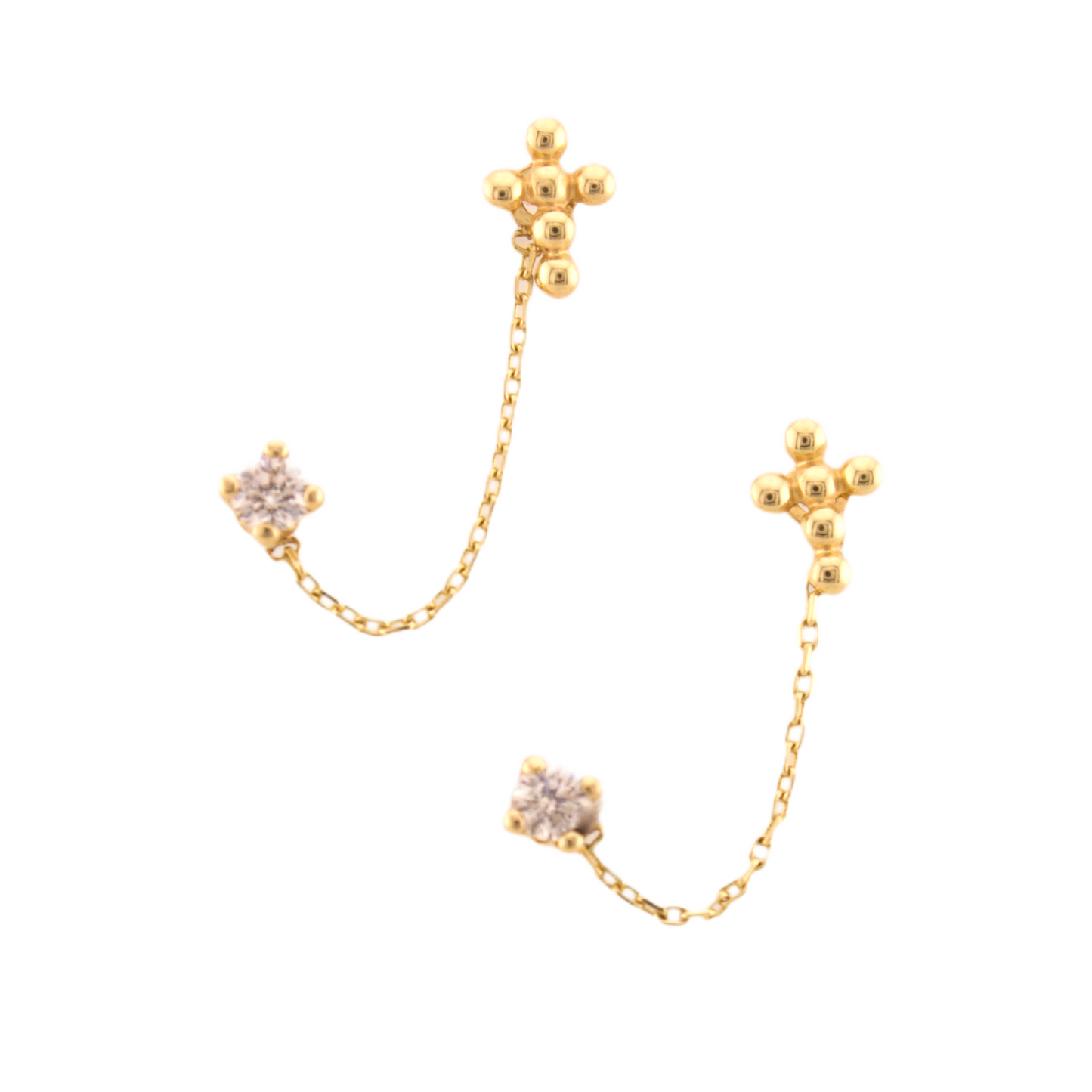 Fancy Cross Stud Earrings