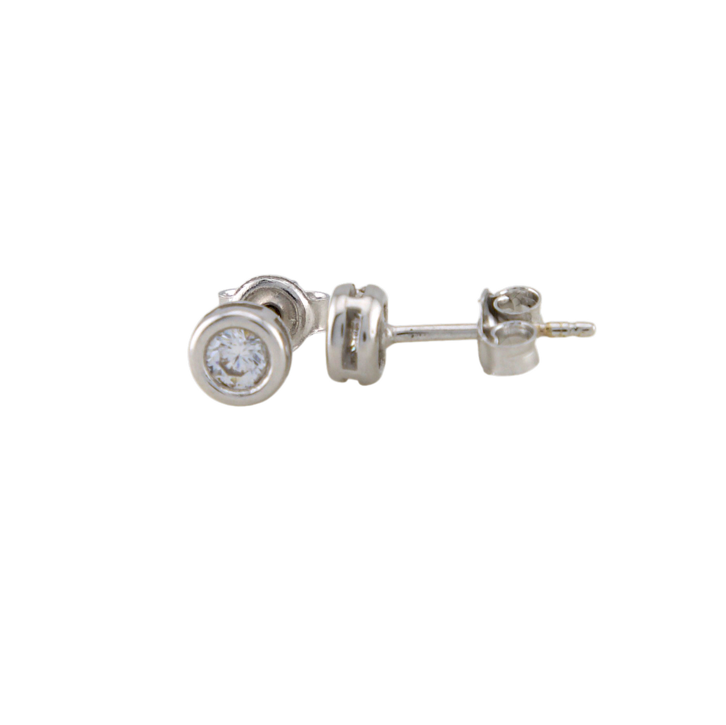 White Gold Points Of Light Earrings