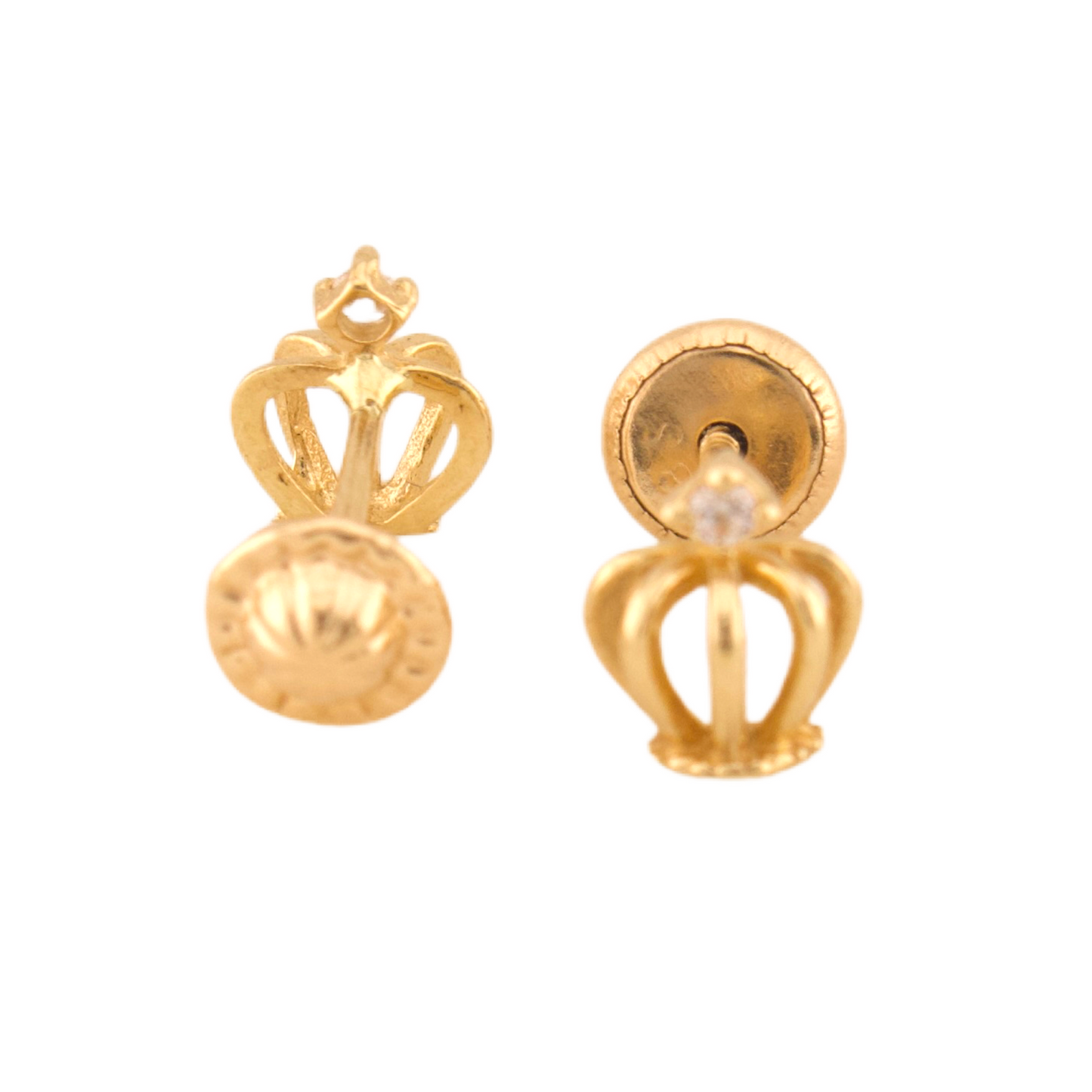 Crown Stud Earrings