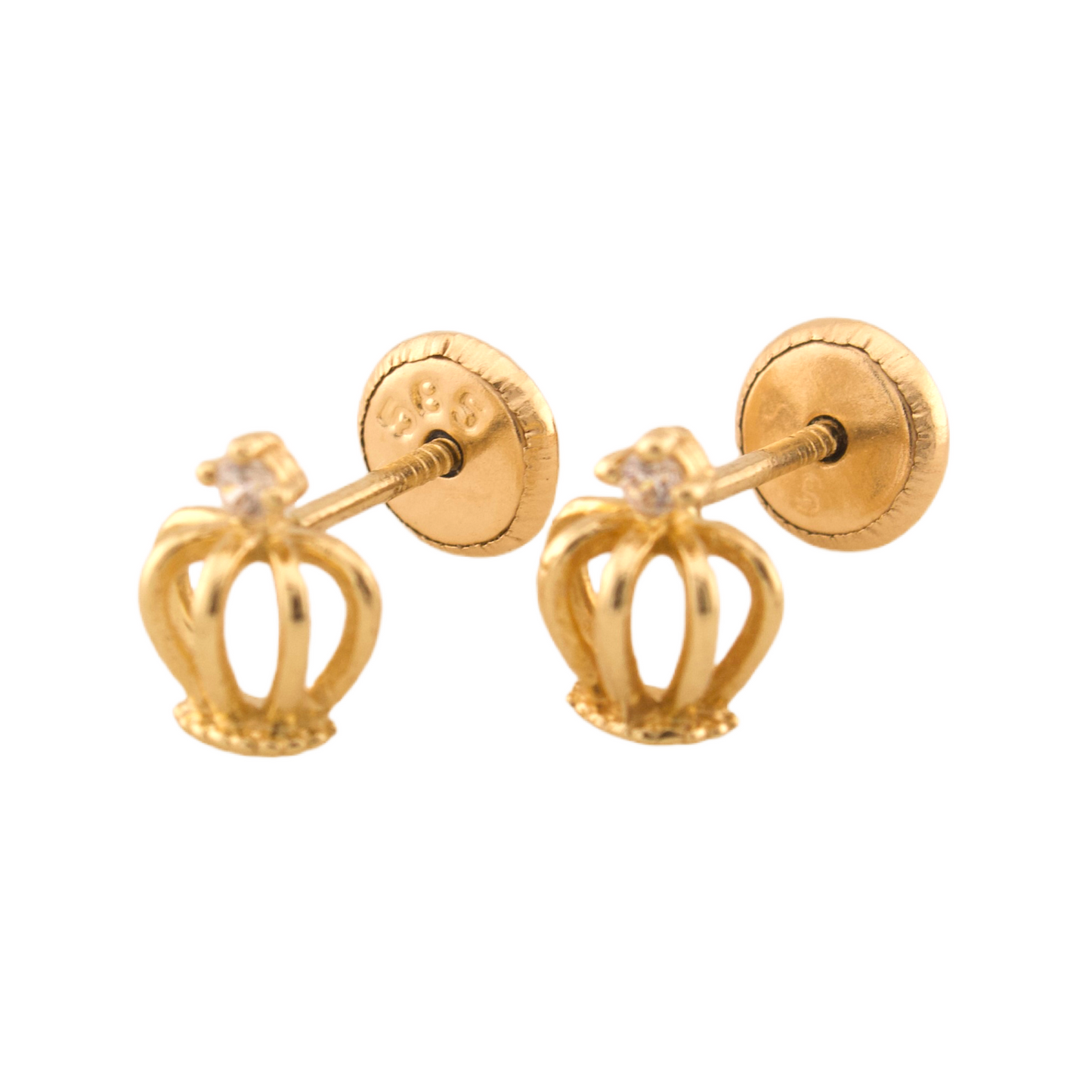 Crown Stud Earrings