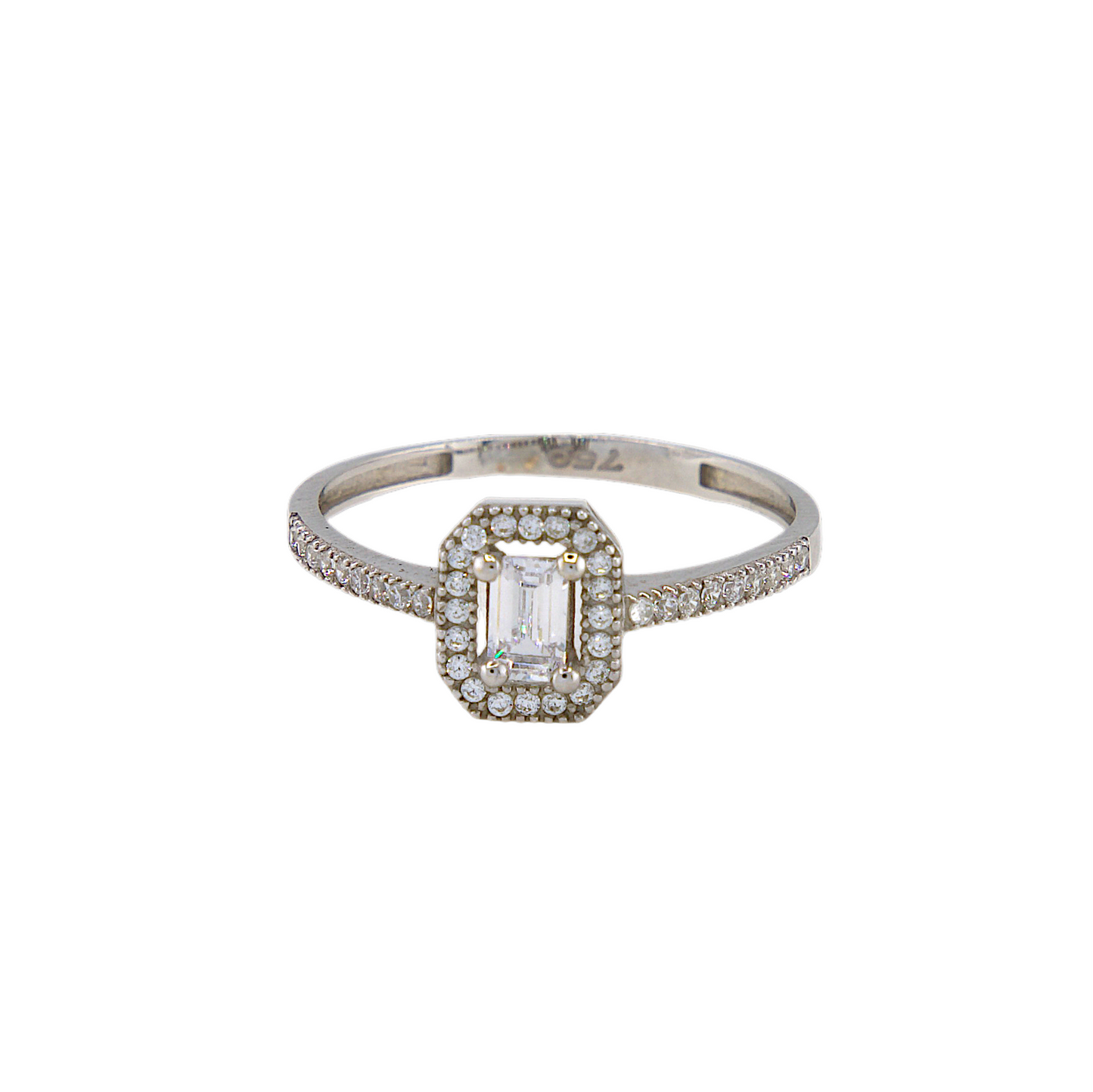 Zirconia Engagement Ring