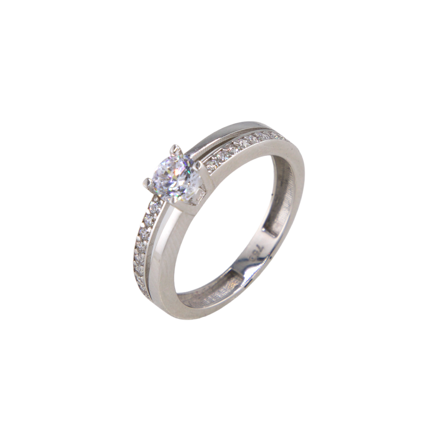 Zirconia Engagement Ring