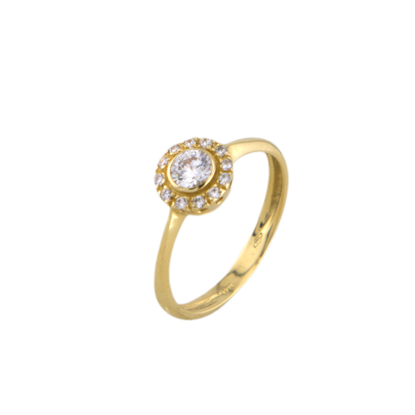 Solitaire Zirconia Ring