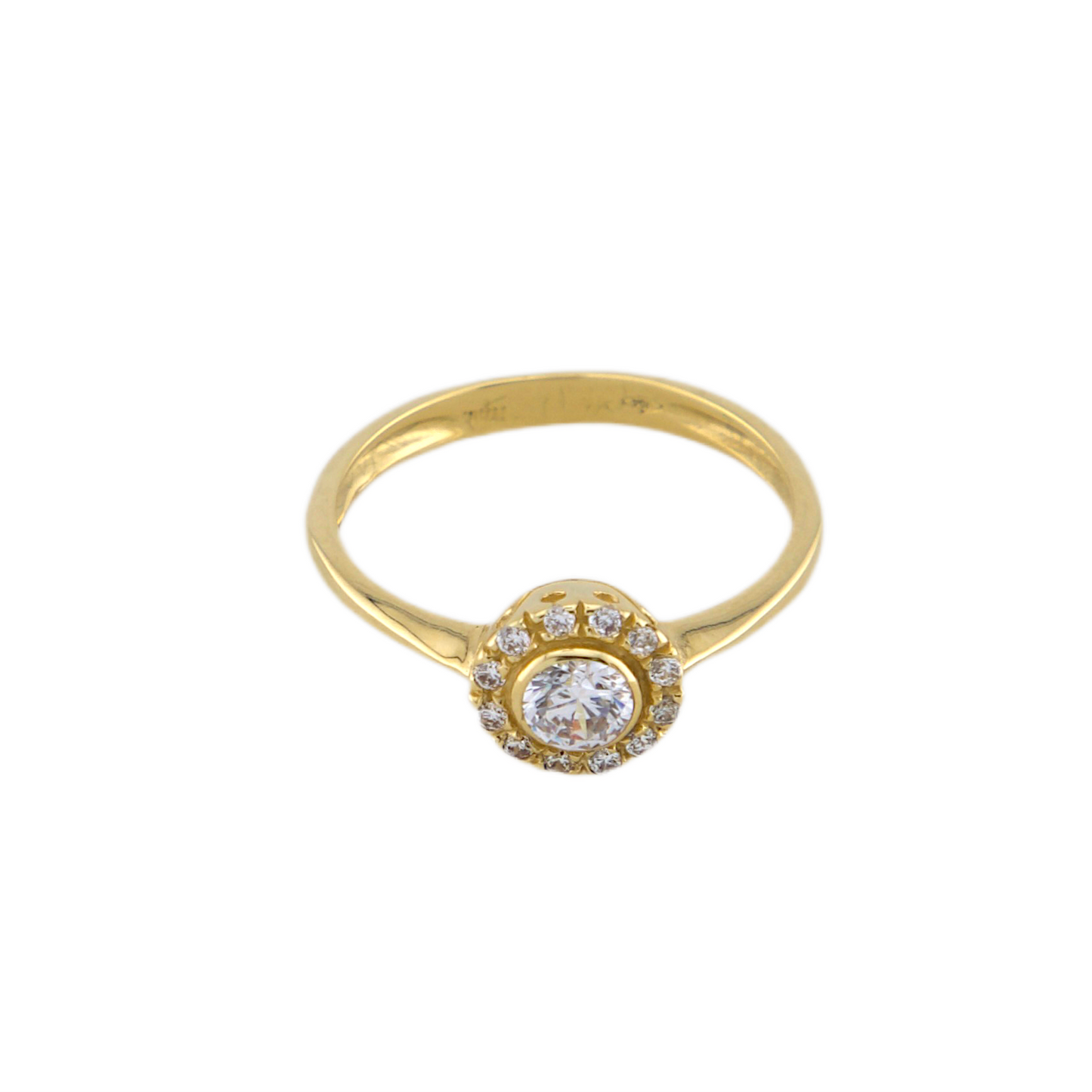 Solitaire Zirconia Ring