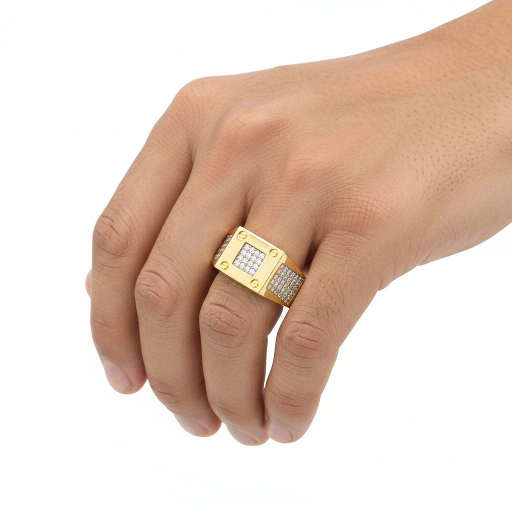 Square Zirconia Ring