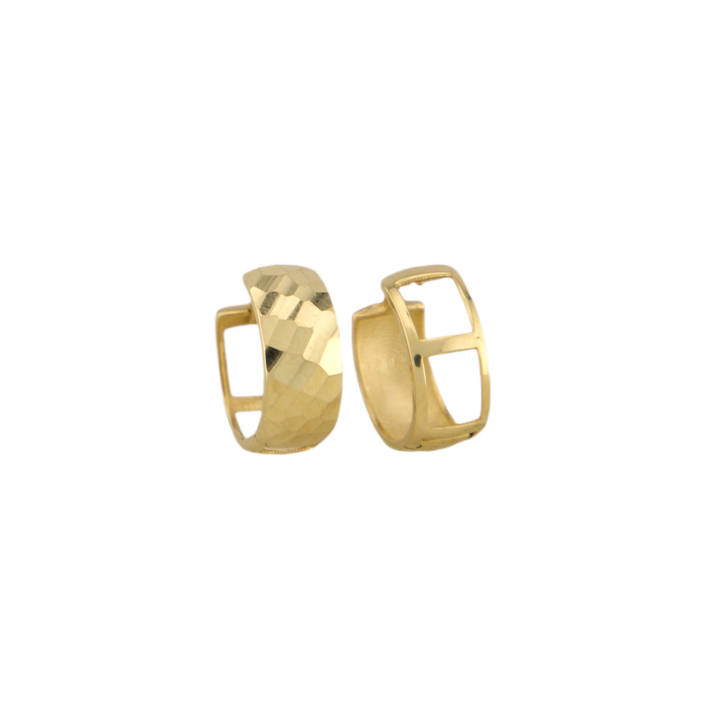 Texture Hoops Earrings