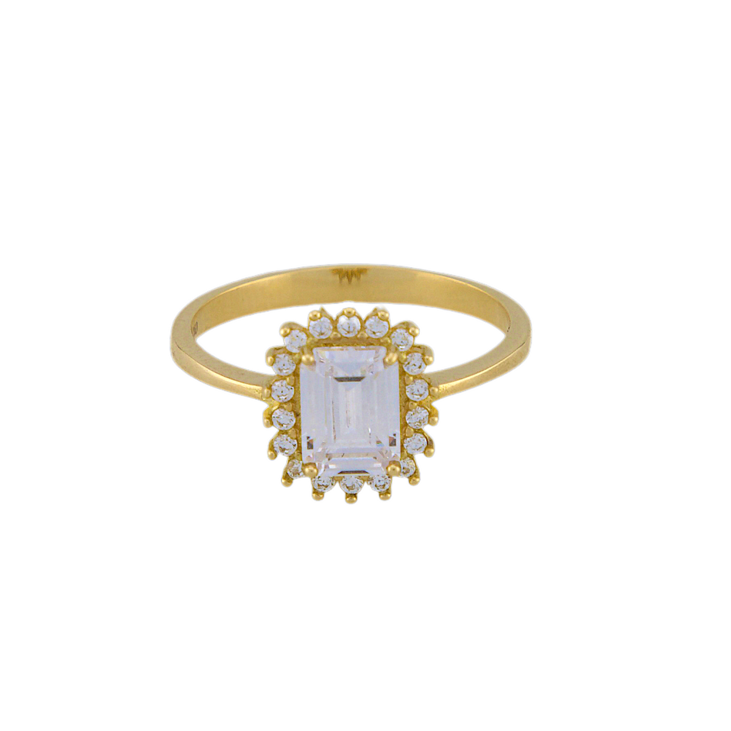 Zirconia Engagement Ring