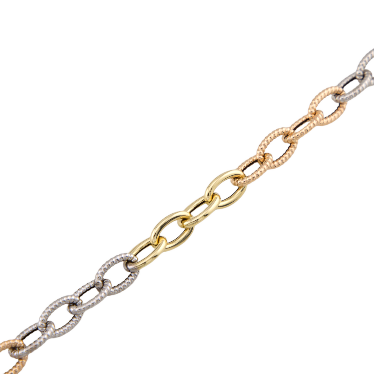 Three Colors Link Bracelet