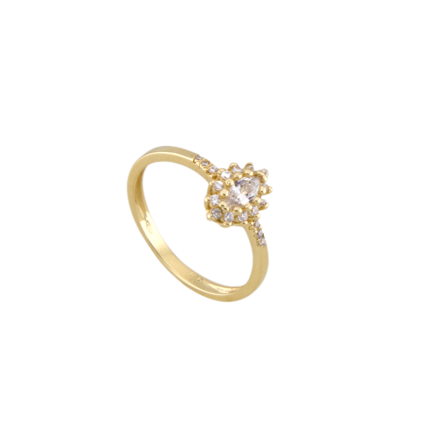 Zirconia Engagement Ring