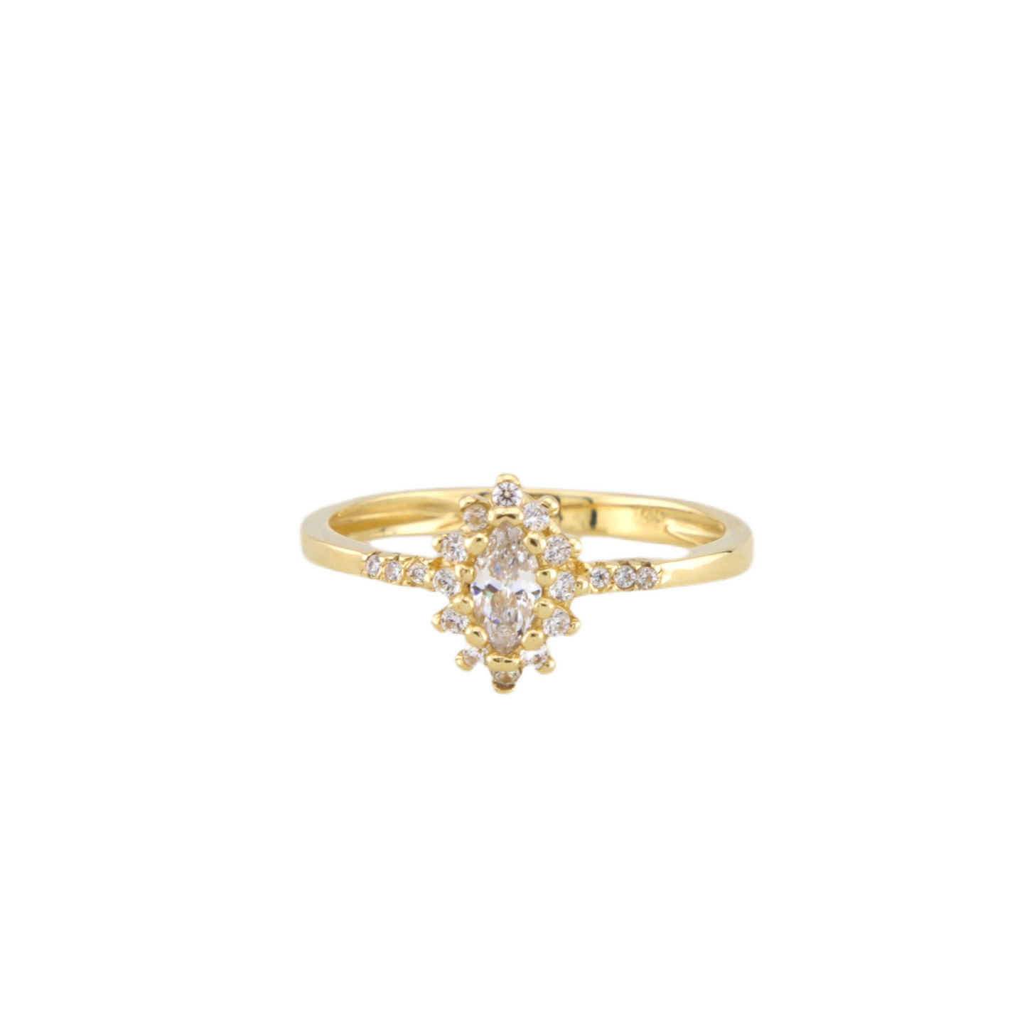 Zirconia Engagement Ring