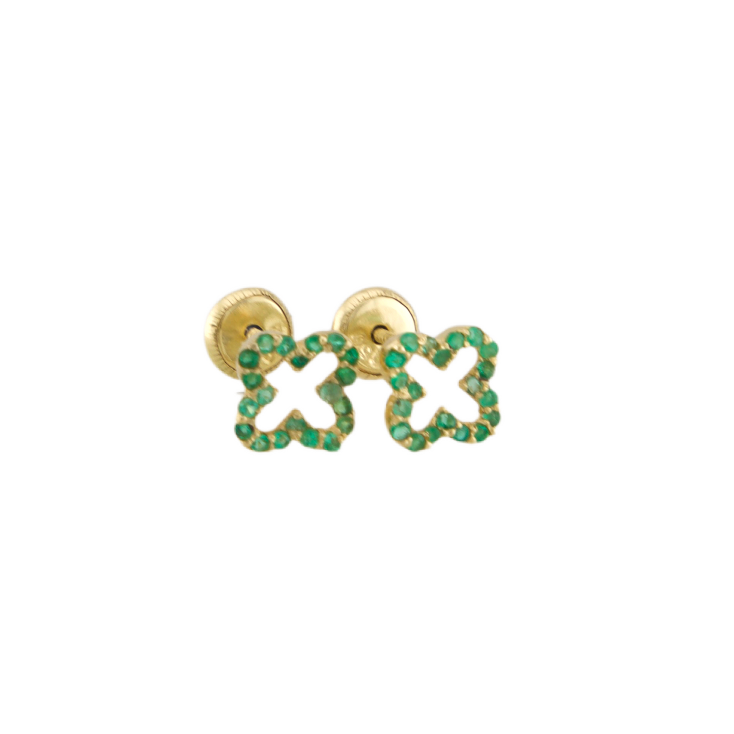 Emerald Stud Earrings