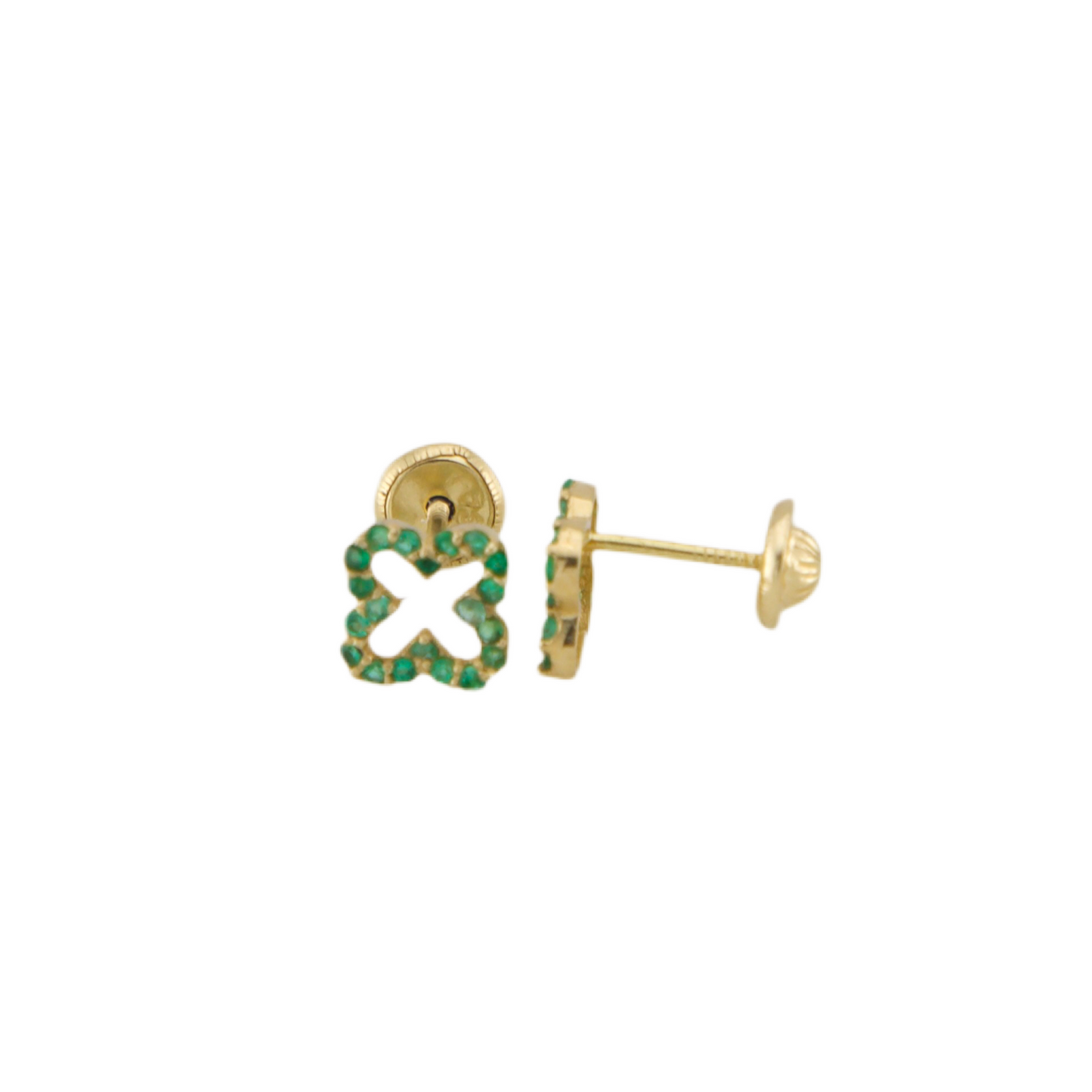 Emerald Stud Earrings