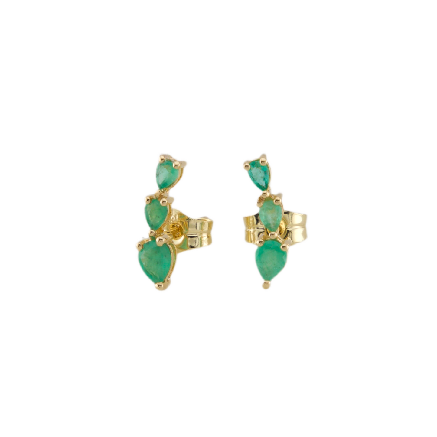 Emerald Stud Earrings