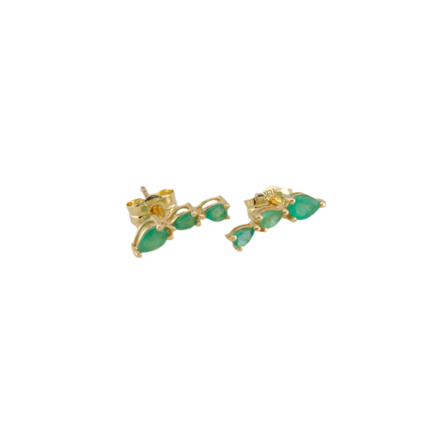 Emerald Stud Earrings