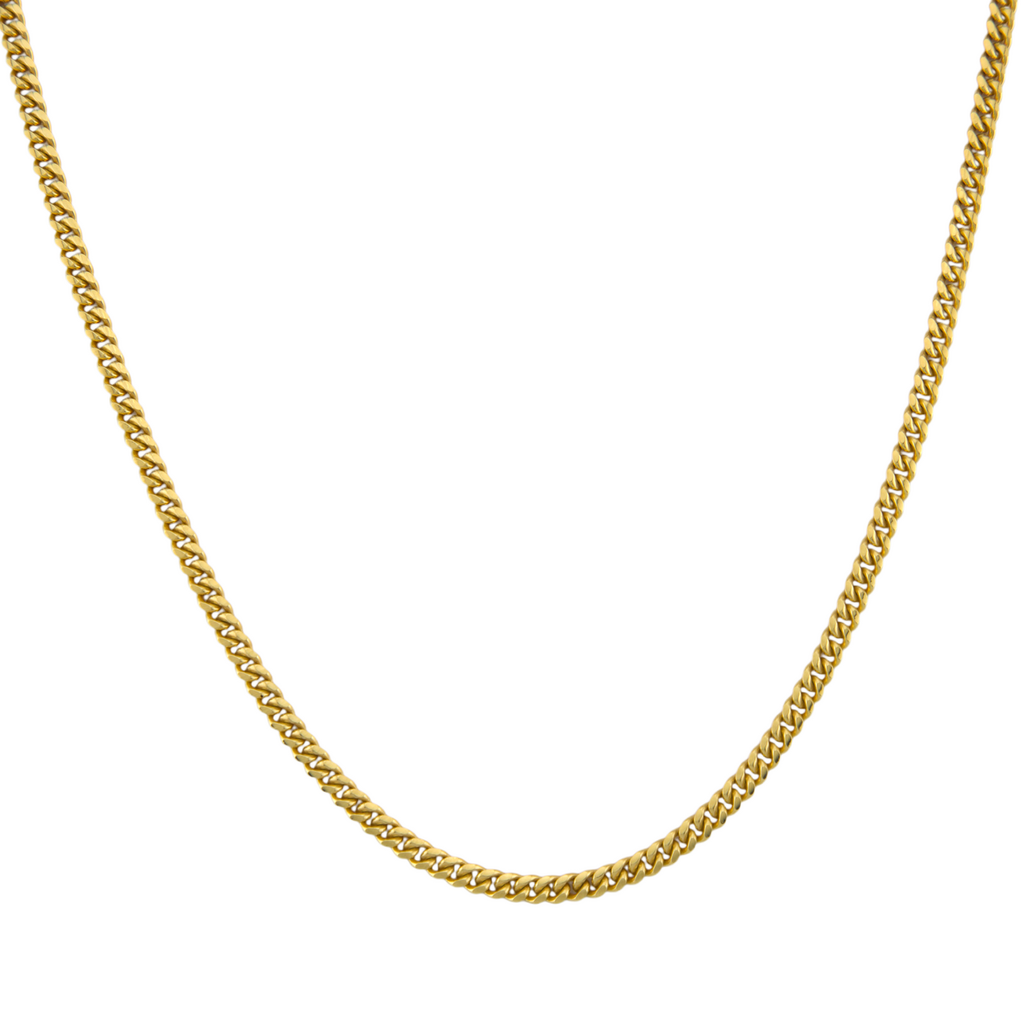 Solid Cuban Link Chain