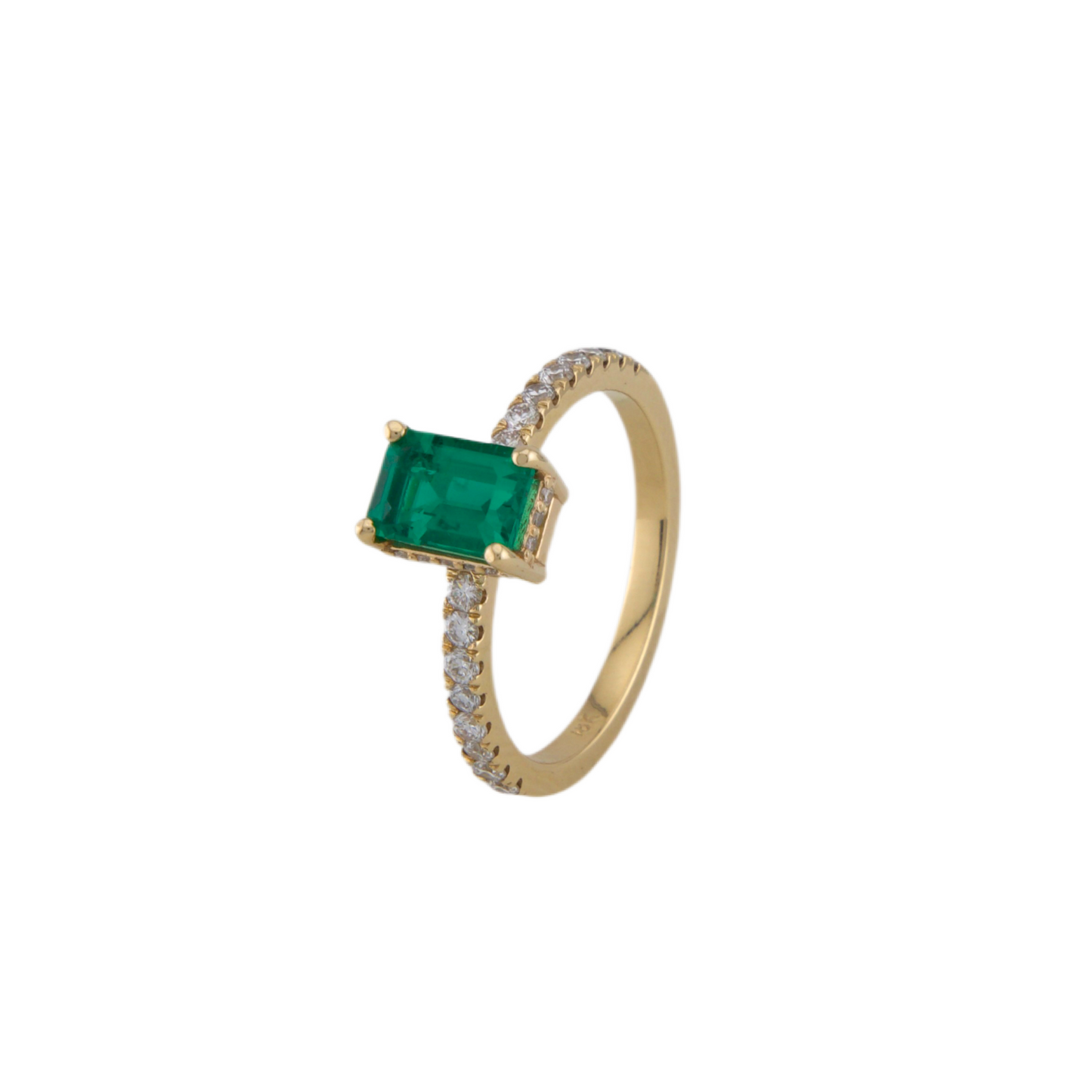 Emerald & Diamond Ring