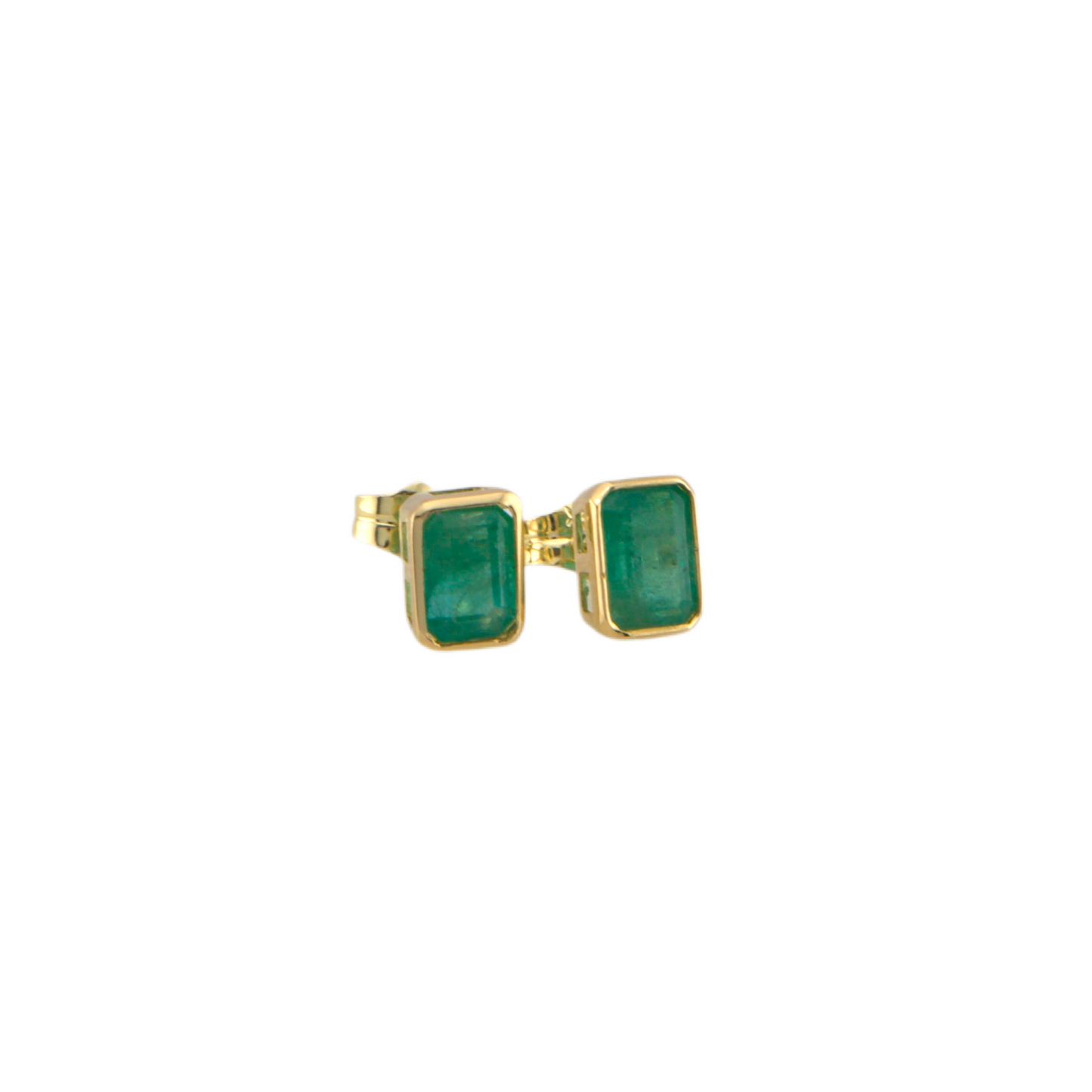 Emerald Stud Earrings