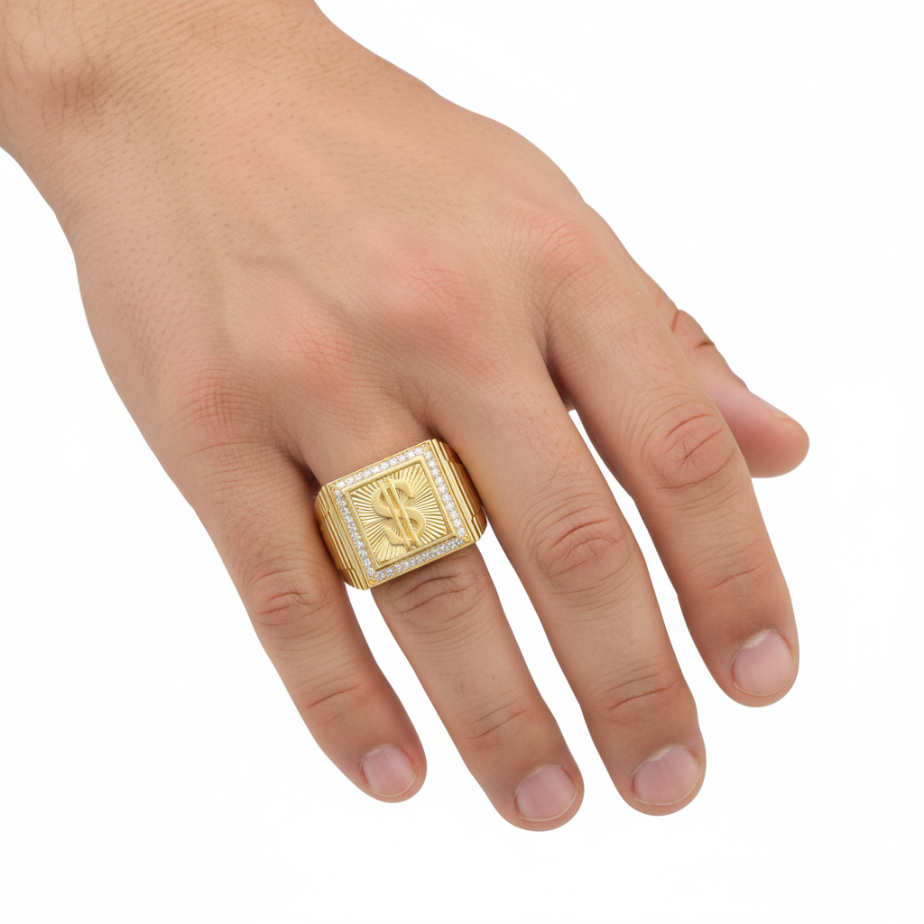 Fancy Dollar Men Ring
