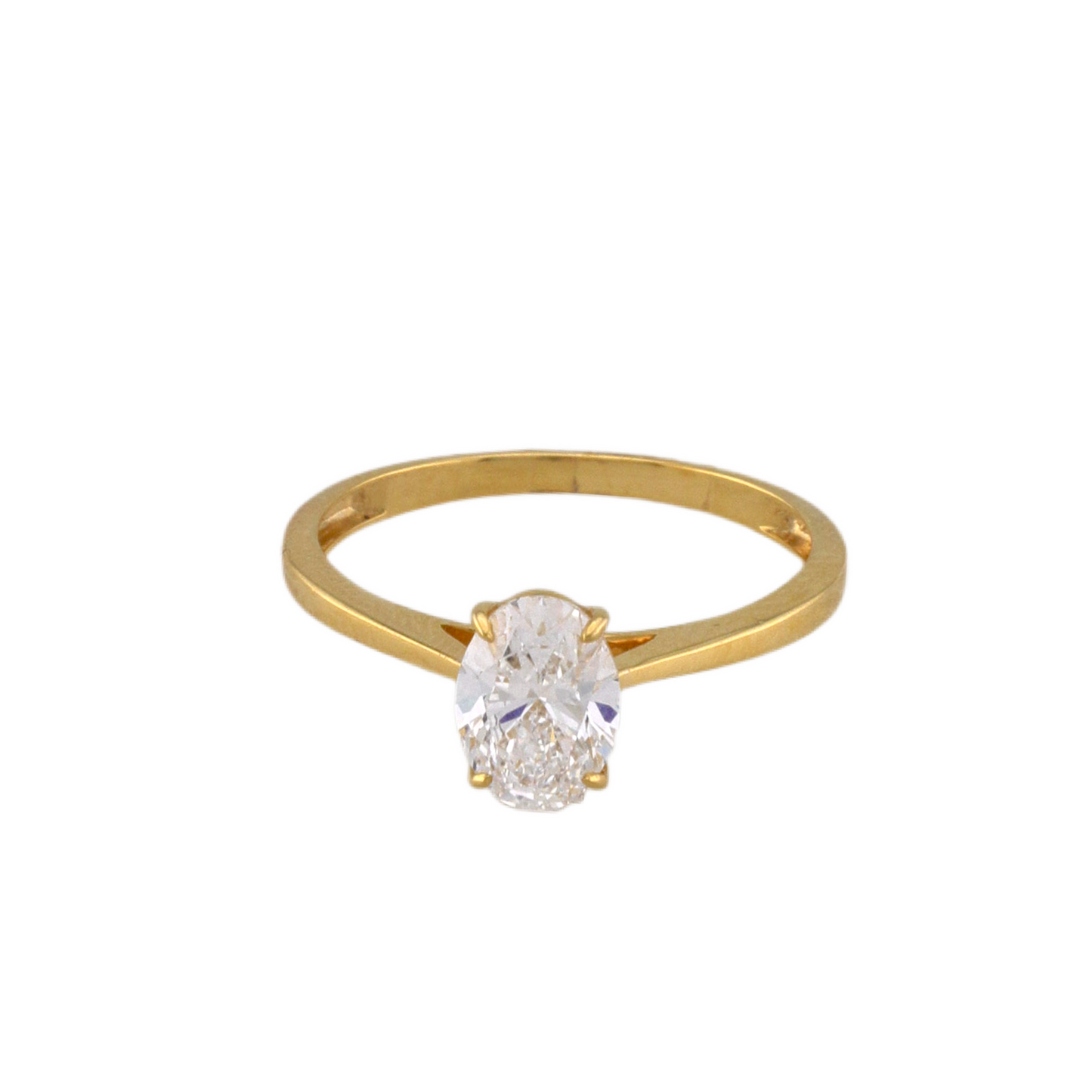 Oval Cut Diamond Ring
