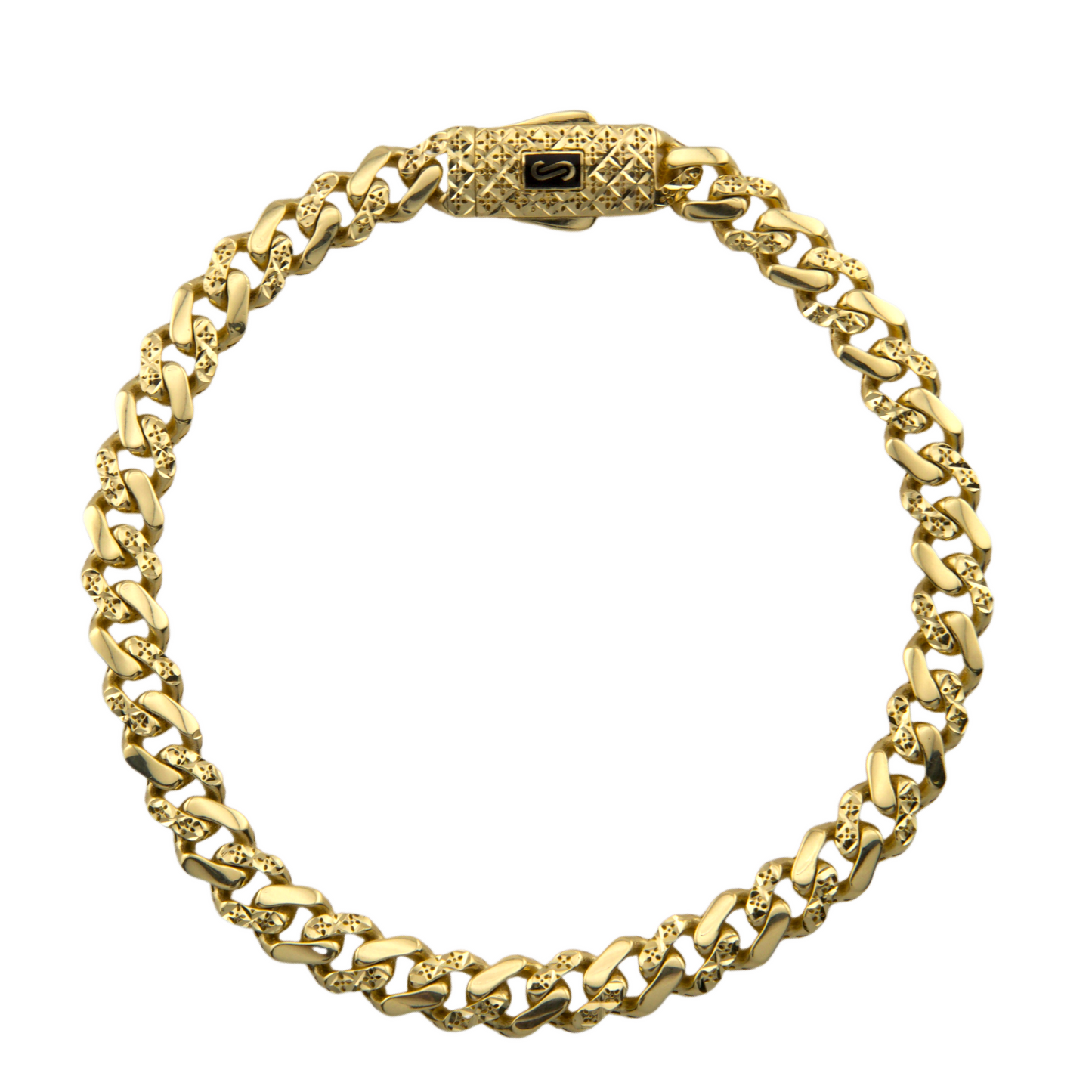 Diamond Cut Monaco Bracelet