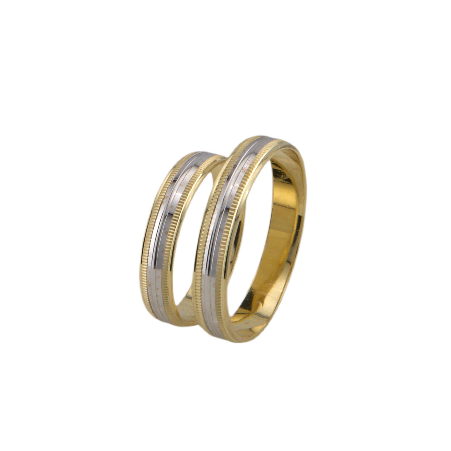 Bicolor Set Wedding Band
