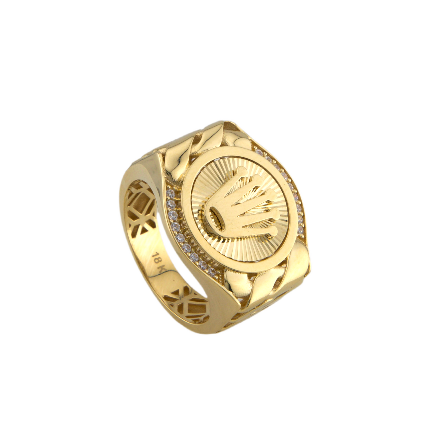 Zirconia Crown Men Ring