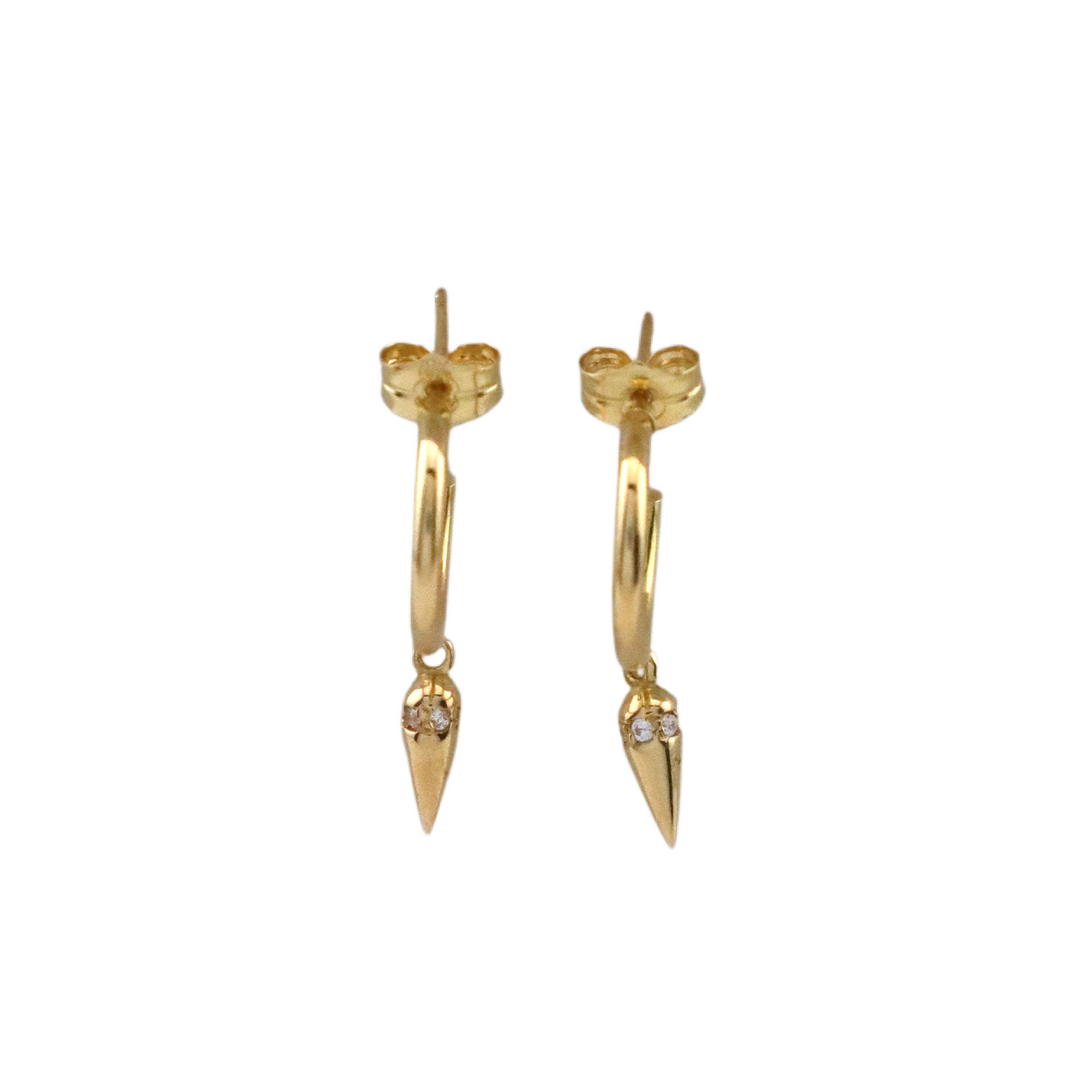 Cross Huggies Earrings