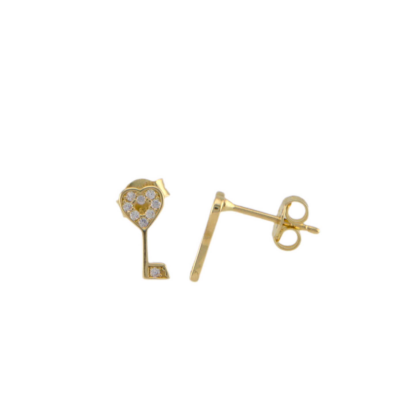 Key Figure Stud Earrings