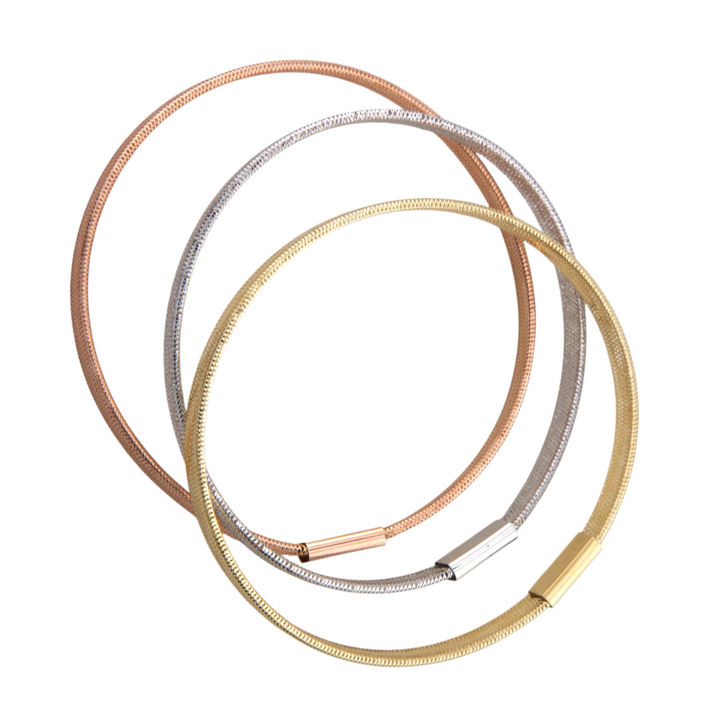 Three Colors Flex Flat Bracelet (Set)