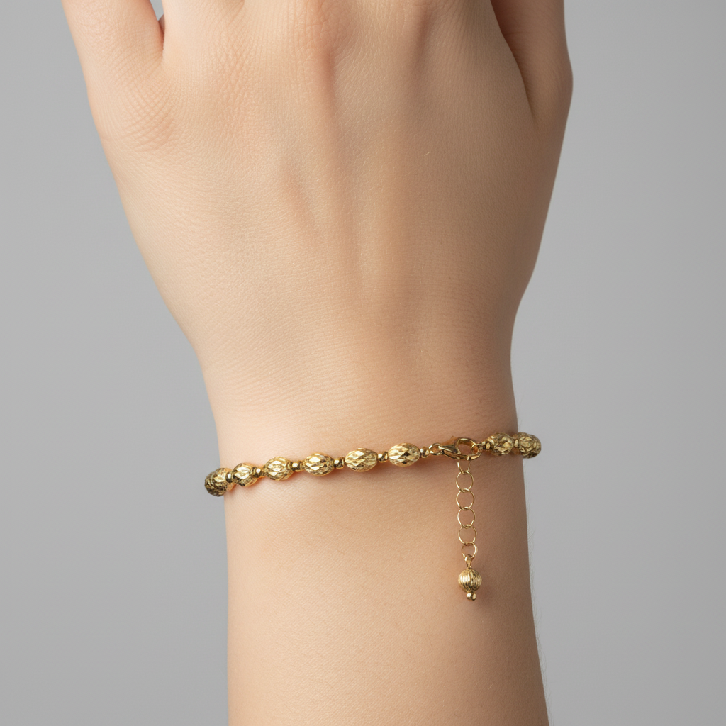 Diamond Cut Balls Bracelet