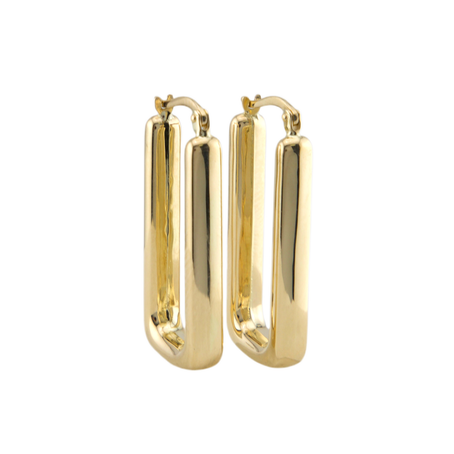 Ultra Fancy Box Hoops Earrings