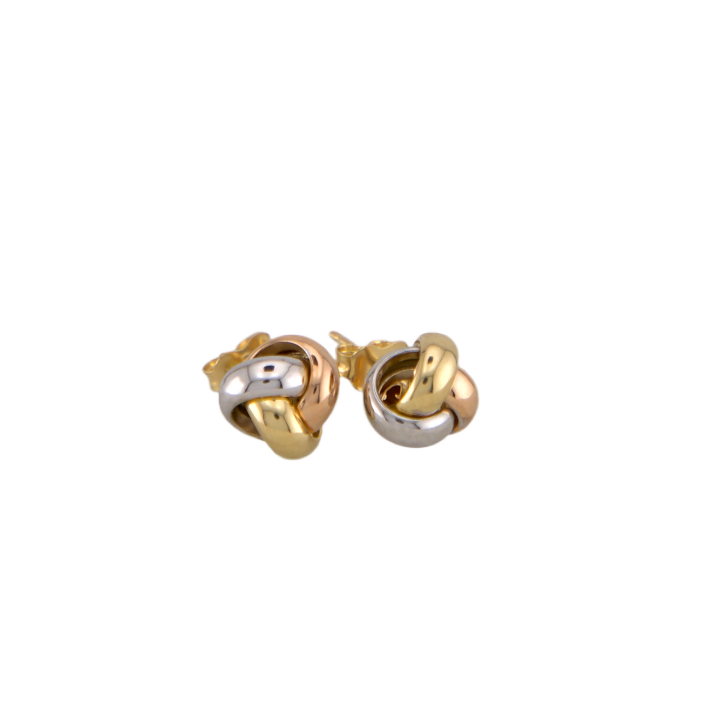 Three Colors Knot Stud Earrings