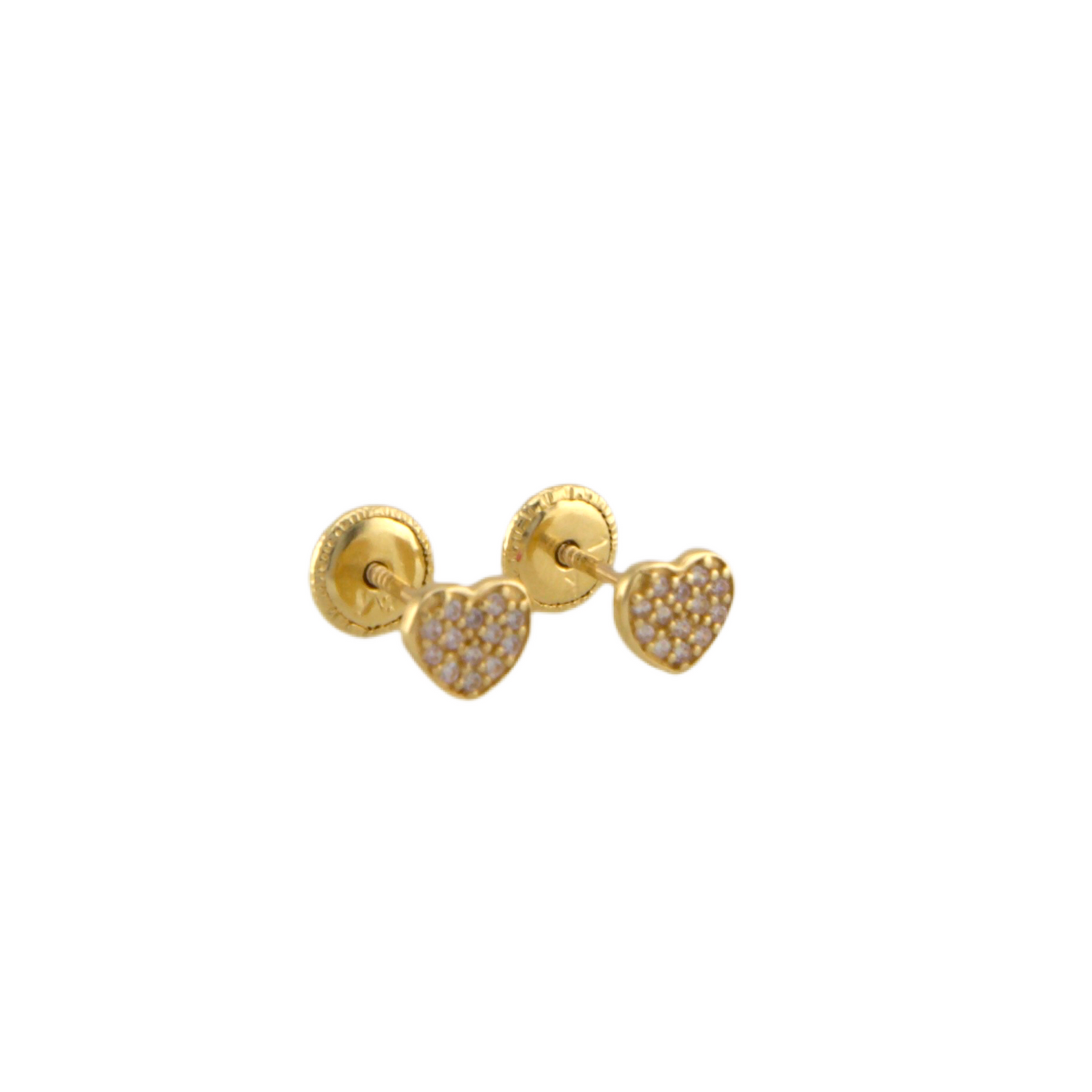 Fancy Hearts Stud Earrings