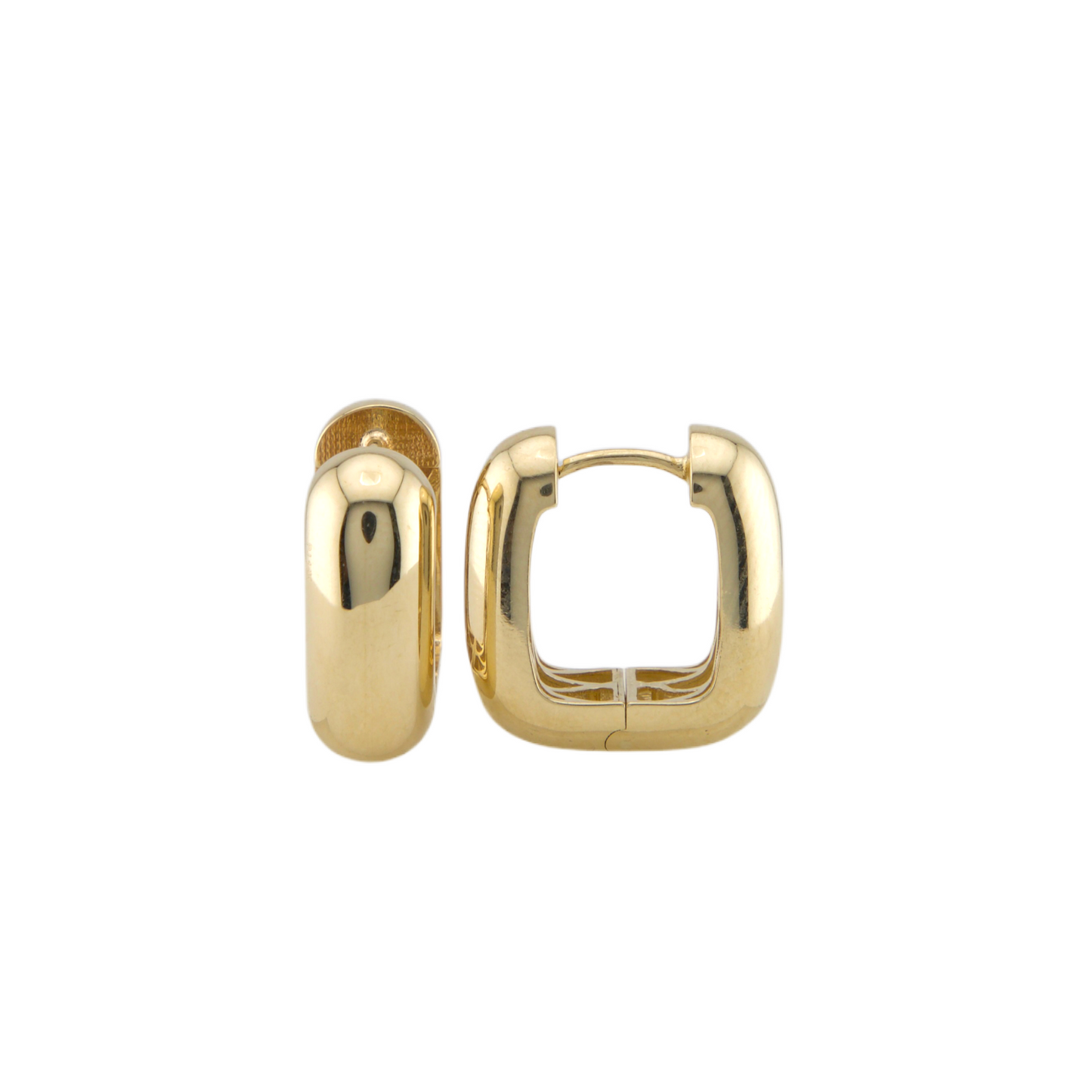 Fancy Square Hoops Earrings
