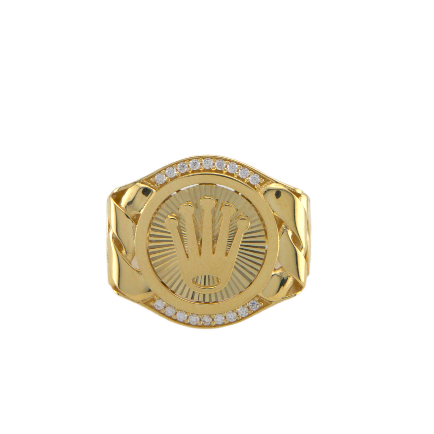 Zirconia Crown Men Ring