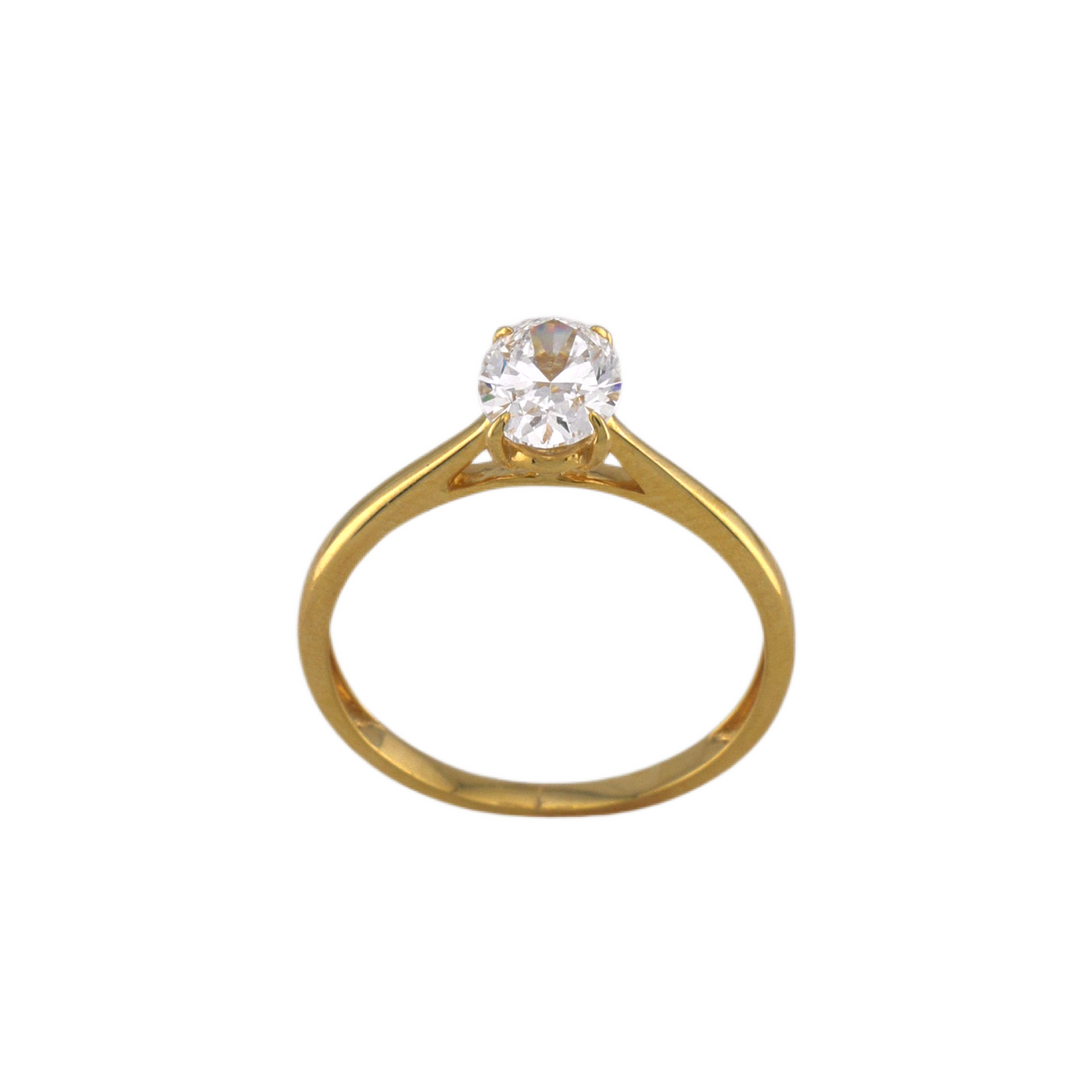 Oval Cut Diamond Ring
