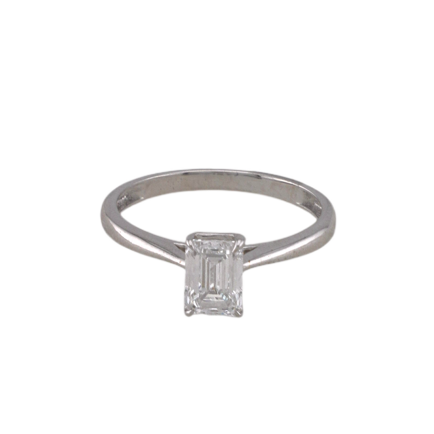 Emerald Cut Diamond Ring