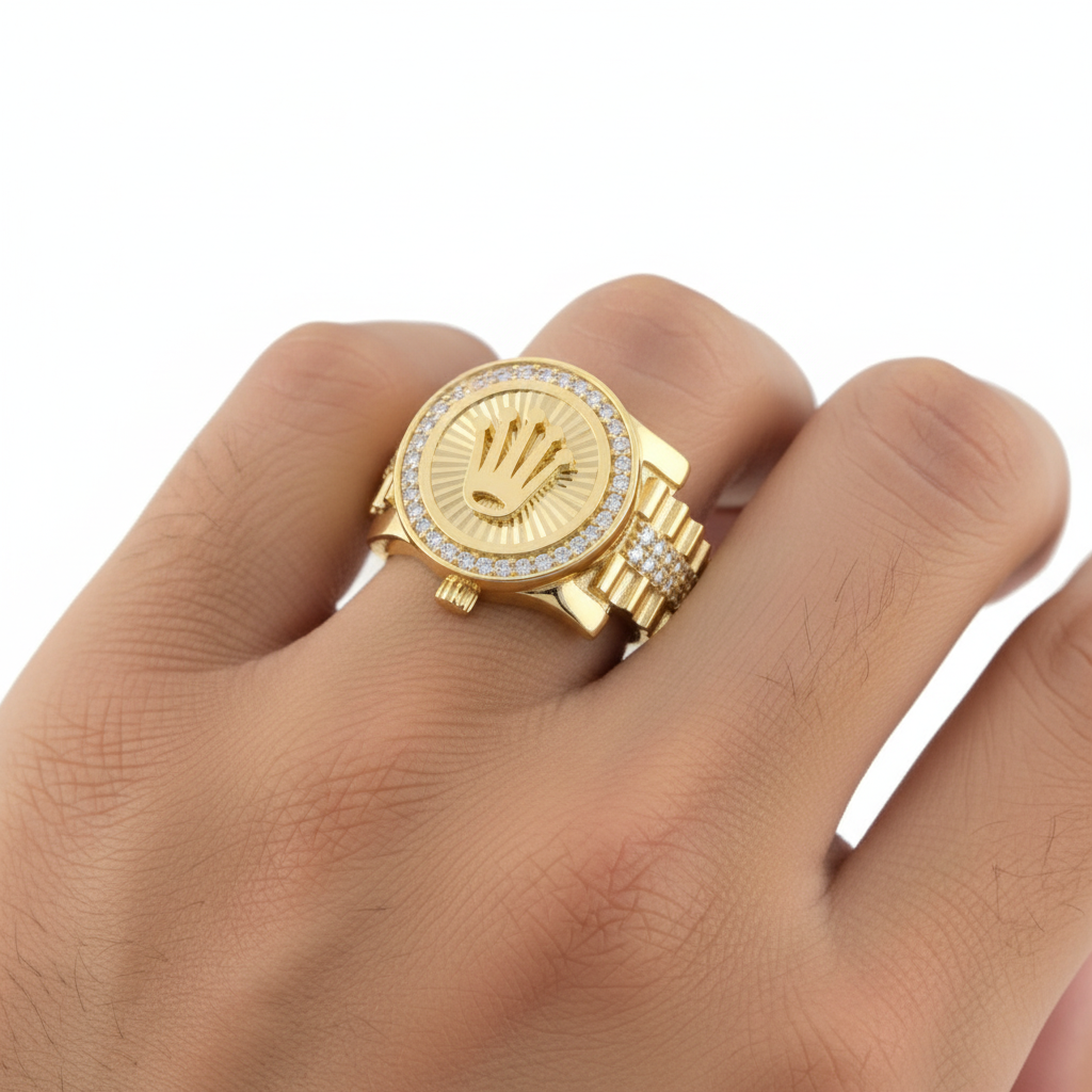 Zirconia Crown Men Ring