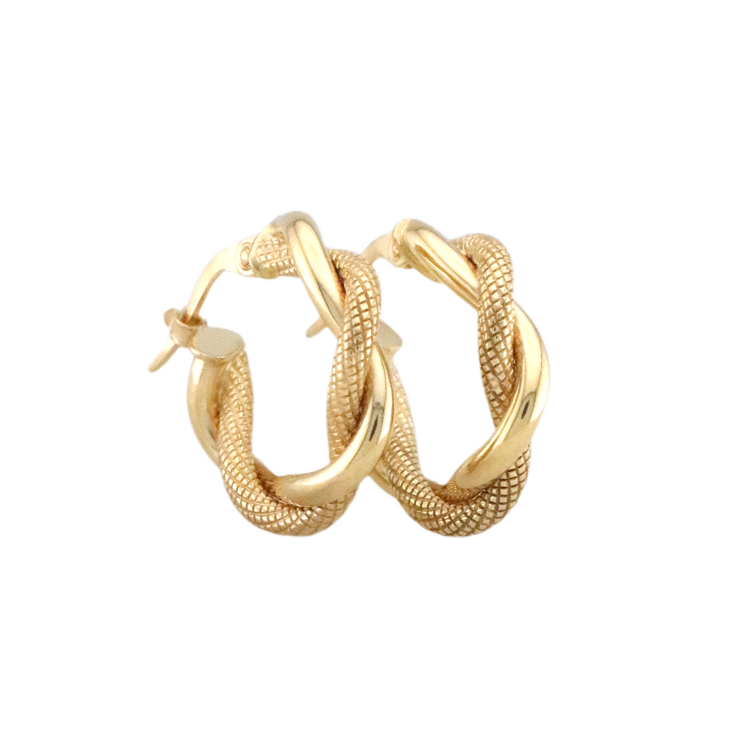 Twisted Hoops Earrings