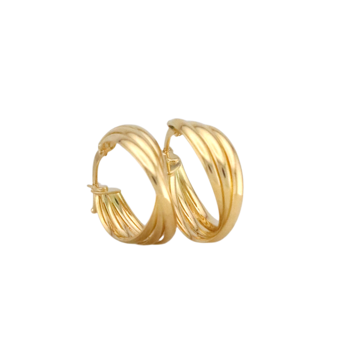 Twisted Hoops Earrings