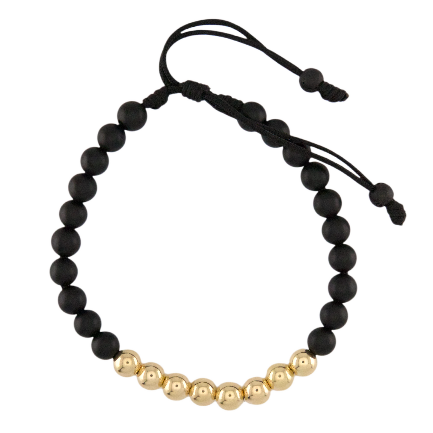 Gold/Black Balls Bracelet